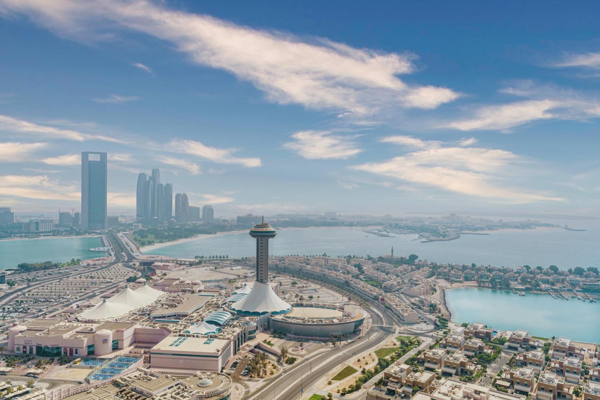 Hotel Rixos Marina Abu Dhabi Esterno foto Aerial view of the convention center