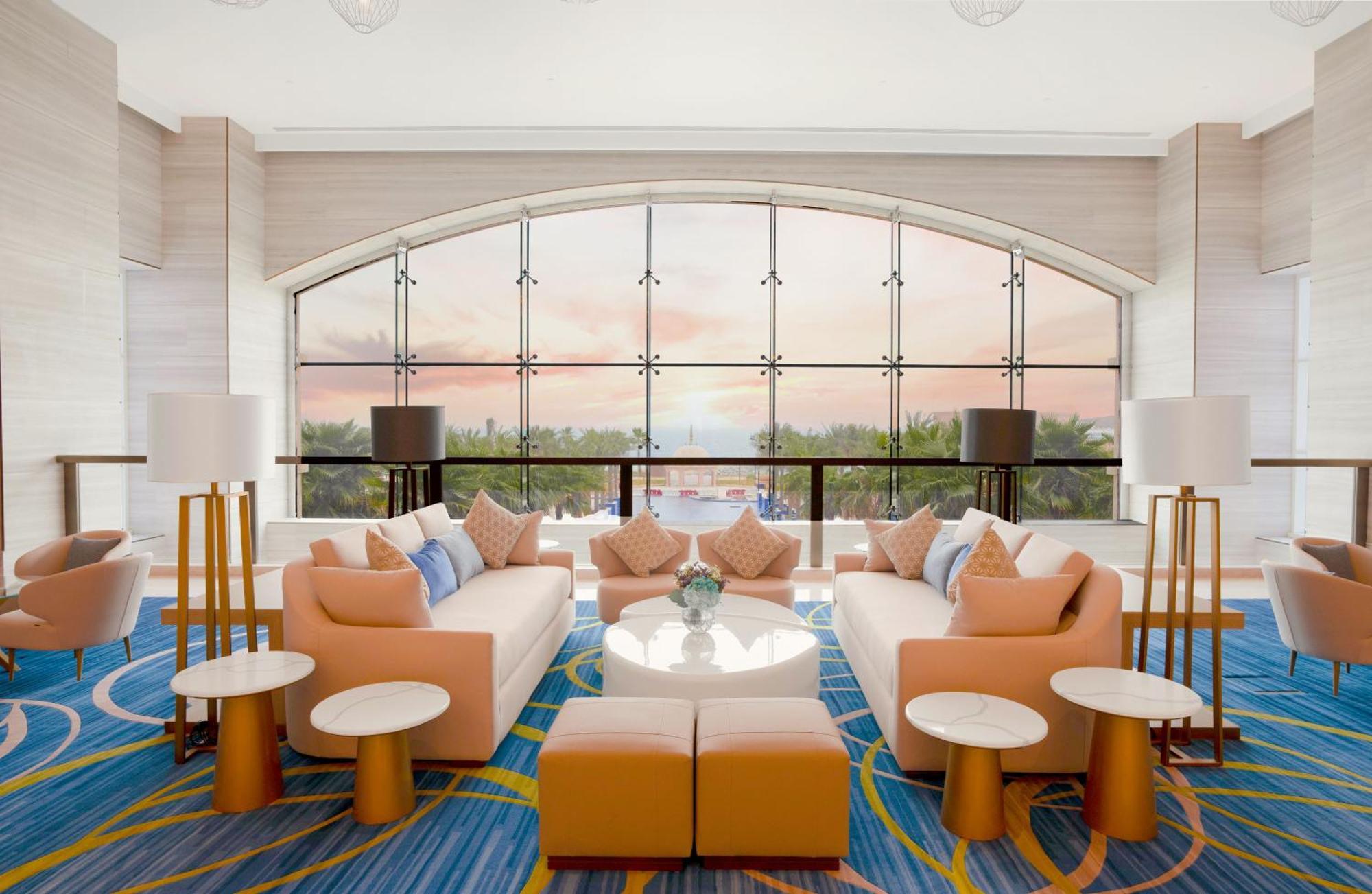 Hotel Rixos Marina Abu Dhabi Esterno foto The lobby of the hotel
